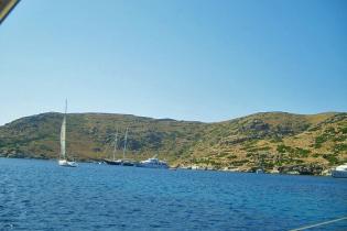 Sailing in Kythnos Island
