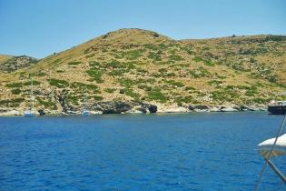 Sailing in Kythnos Island