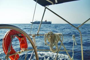 Sailing in Agistri