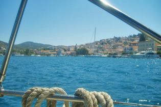 Sailing in Poros