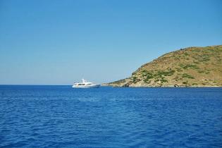 Sailing in Kythnos Island