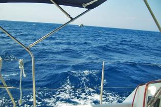 Sailing in Agistri