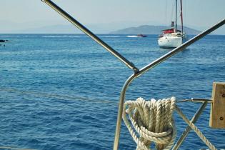 Sailing in Agistri