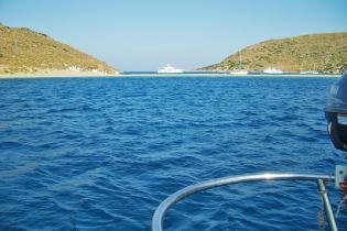 Sailing in Kythnos Island