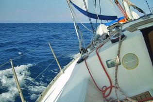 Sailing in Agistri